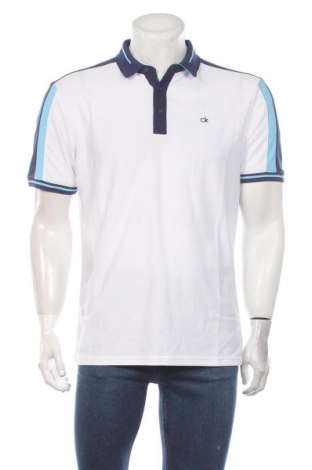 Herren T-Shirt Calvin Klein, Größe L, Farbe Weiß, 100% Polyester, Preis 49,07 €