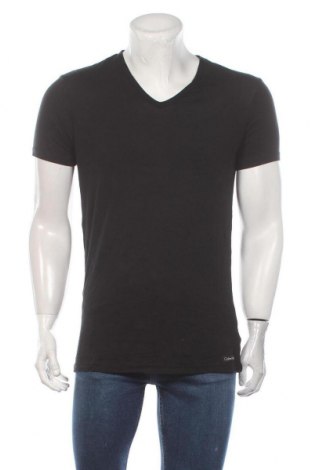 Pánske tričko  Calvin Klein, Veľkosť L, Farba Čierna, 92% modal, 8% elastan, Cena  15,31 €