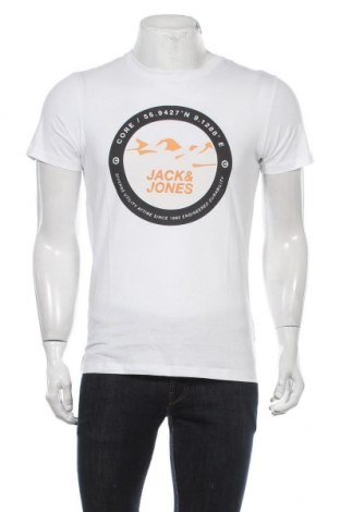 Ανδρικό t-shirt Core By Jack & Jones, Μέγεθος S, Χρώμα Λευκό, Βαμβάκι, Τιμή 12,12 €