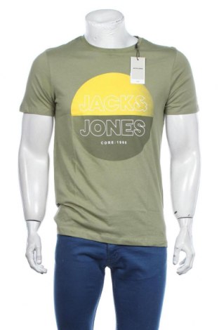 Ανδρικό t-shirt Core By Jack & Jones, Μέγεθος M, Χρώμα Πράσινο, Βαμβάκι, Τιμή 12,12 €