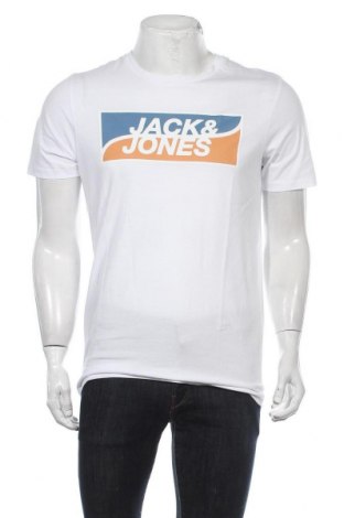 Ανδρικό t-shirt Core By Jack & Jones, Μέγεθος L, Χρώμα Λευκό, Βαμβάκι, Τιμή 15,16 €