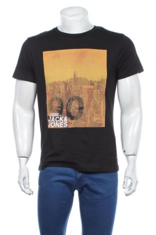 Ανδρικό t-shirt Core By Jack & Jones, Μέγεθος S, Χρώμα Μαύρο, Βαμβάκι, Τιμή 15,16 €