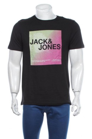Ανδρικό t-shirt Core By Jack & Jones, Μέγεθος L, Χρώμα Μαύρο, Βαμβάκι, Τιμή 14,23 €