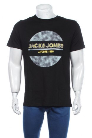 Ανδρικό t-shirt Core By Jack & Jones, Μέγεθος L, Χρώμα Μαύρο, Βαμβάκι, Τιμή 15,16 €