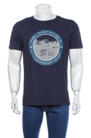 Ανδρικό t-shirt Core By Jack & Jones, Μέγεθος L, Χρώμα Μπλέ, Βαμβάκι, Τιμή 14,85 €