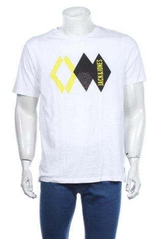 Ανδρικό t-shirt Core By Jack & Jones, Μέγεθος XL, Χρώμα Λευκό, 100% βαμβάκι, Τιμή 13,61 €