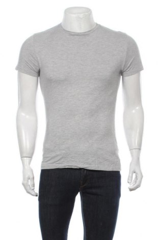 Мъжка тениска Dan Fox X About You, Размер S, Цвят Сив, 50% памук, 50% модал, Цена 17,28 лв.