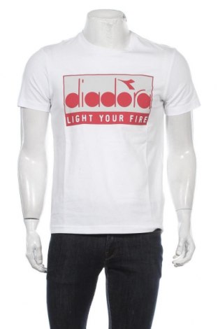 Pánske tričko  Diadora, Veľkosť S, Farba Biela, Bavlna, Cena  21,29 €