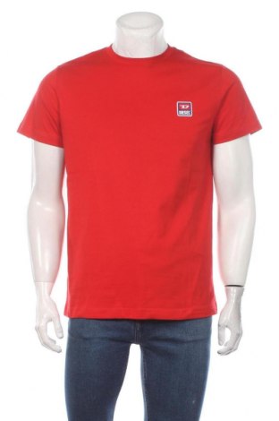 Herren T-Shirt Diesel, Größe L, Farbe Rot, Baumwolle, Preis 46,00 €