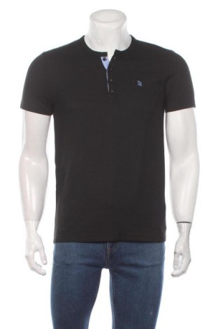 Herren T-Shirt Giorgio Di Mare, Größe S, Farbe Schwarz, 50% Baumwolle, 50% Viskose, Preis 34,41 €