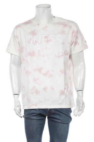 Pánské tričko  Guess, Velikost XL, Barva Růžová, Bavlna, Cena  852,00 Kč