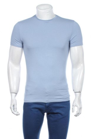 Herren T-Shirt H&M, Größe S, Farbe Blau, 56% Baumwolle, 40% Polyester, 4% Elastan, Preis 13,22 €