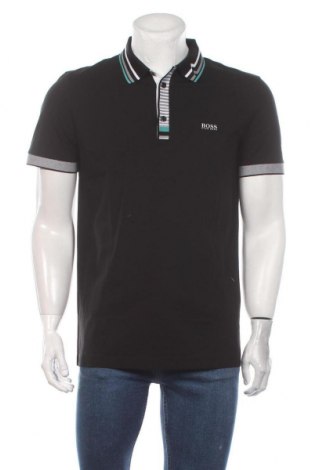 Herren T-Shirt Hugo Boss, Größe XL, Farbe Schwarz, 93% Baumwolle, 7% Elastan, Preis 73,82 €