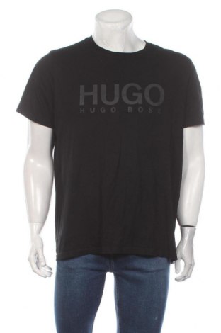 Ανδρικό t-shirt Hugo Boss, Μέγεθος XL, Χρώμα Μαύρο, 97% βαμβάκι, 3% ελαστάνη, Τιμή 57,37 €