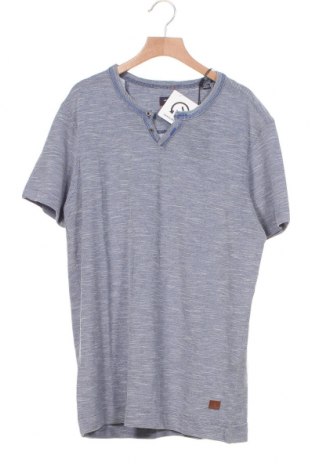 Herren T-Shirt Jack & Jones, Größe XS, Farbe Blau, 75% Polyester, 25% Baumwolle, Preis 8,84 €