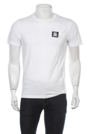 Herren T-Shirt Jack & Jones, Größe S, Farbe Weiß, Baumwolle, Preis 8,84 €