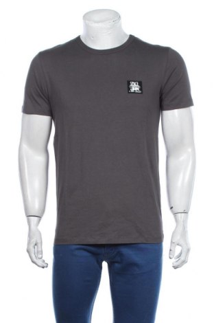 Ανδρικό t-shirt Jack & Jones, Μέγεθος S, Χρώμα Γκρί, Βαμβάκι, Τιμή 16,42 €