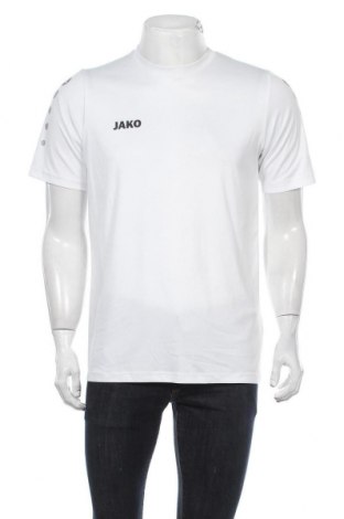 Herren T-Shirt Jako, Größe L, Farbe Weiß, Polyester, Preis 18,09 €