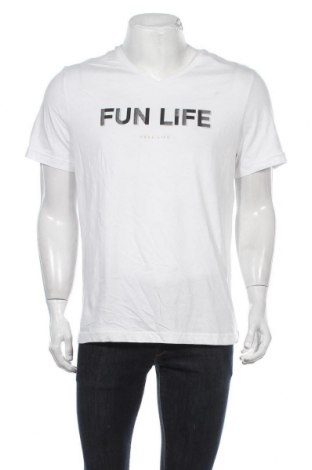 Ανδρικό t-shirt Jules, Μέγεθος XL, Χρώμα Λευκό, Βαμβάκι, Τιμή 11,34 €