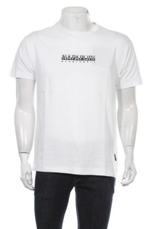 Pánske tričko  Napapijri, Veľkosť S, Farba Biela, Bavlna, Cena  32,12 €
