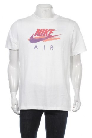 Tricou de bărbați Nike, Mărime L, Culoare Alb, Bumbac, Preț 158,88 Lei