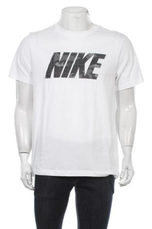 Ανδρικό t-shirt Nike, Μέγεθος M, Χρώμα Λευκό, 59% βαμβάκι, 41% πολυεστέρας, Τιμή 24,90 €