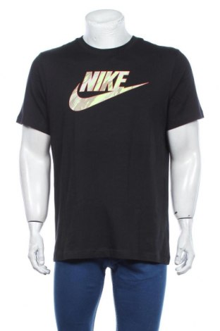 Męski T-shirt Nike, Rozmiar L, Kolor Czarny, Bawełna, Cena 137,94 zł