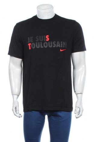 Pánske tričko  Nike, Veľkosť L, Farba Čierna, Bavlna, Cena  21,55 €