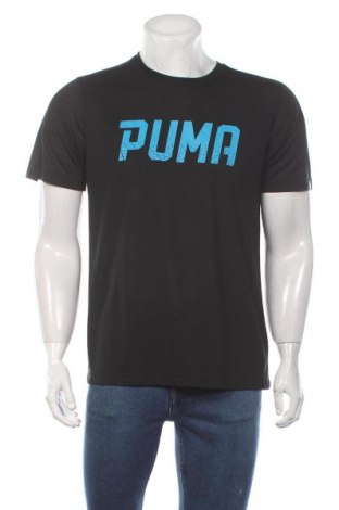 Herren T-Shirt PUMA, Größe M, Farbe Schwarz, 95% Polyester, 5% Elastan, Preis 16,70 €