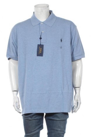 Pánské tričko  Polo By Ralph Lauren, Velikost XXL, Barva Modrá, Bavlna, Cena  1 613,00 Kč
