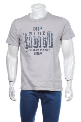 Herren T-Shirt Premium By Jack & Jones, Größe S, Farbe Grau, Baumwolle, Preis 8,84 €