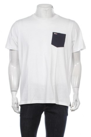 Pánske tričko  Tommy Hilfiger, Veľkosť XL, Farba Biela, Bavlna, Cena  28,50 €