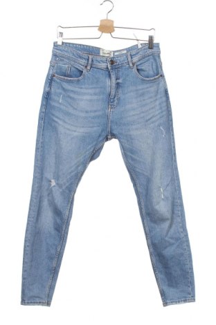 Męskie jeansy Pull&Bear, Rozmiar M, Kolor Niebieski, 99% bawełna, 1% elastyna, Cena 72,77 zł