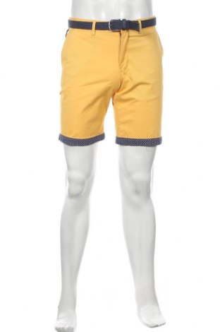 Pantaloni scurți de bărbați Brice, Mărime S, Culoare Galben, 98% bumbac, 2% elastan, Preț 136,18 Lei