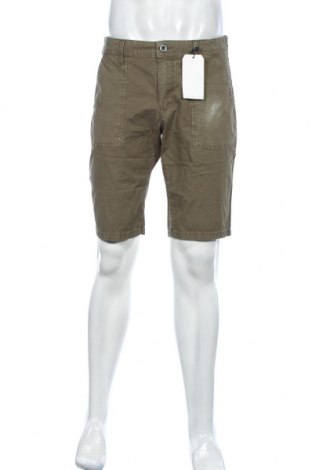 Мъжки къс панталон Q/S by S.Oliver, Размер M, Цвят Зелен, 98% памук, 2% еластан, Цена 51,35 лв.