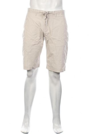 Мъжки къс панталон S.Oliver, Размер M, Цвят Бежов, 97% памук, 3% еластан, Цена 22,25 лв.