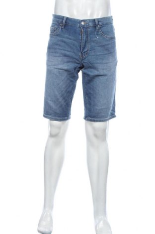 Мъжки къс панталон S.Oliver, Размер L, Цвят Син, 89% памук, 10% полиестер, 1% еластан, Цена 53,30 лв.