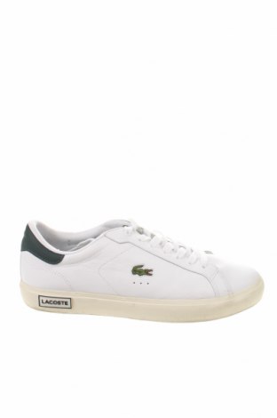 Ανδρικά παπούτσια Lacoste, Μέγεθος 42, Χρώμα Λευκό, Γνήσιο δέρμα, Τιμή 69,28 €