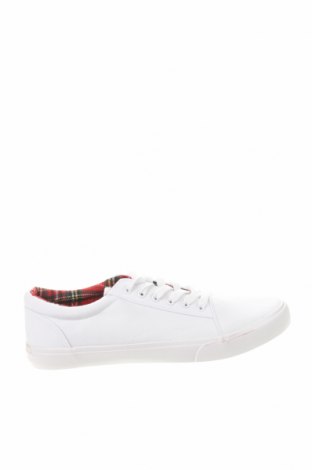 Ανδρικά παπούτσια Pier One, Μέγεθος 44, Χρώμα Λευκό, Κλωστοϋφαντουργικά προϊόντα, Τιμή 23,12 €