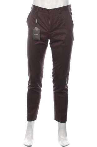 Мъжки панталон Dolce & Gabbana, Размер M, Цвят Кафяв, Вълна, Цена 382,27 лв.