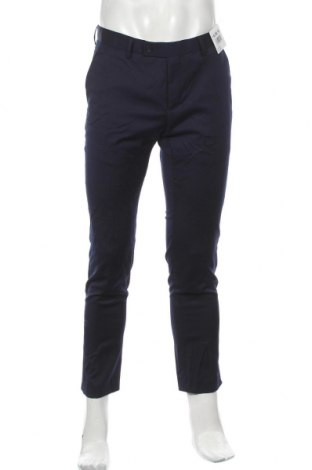 Pánske nohavice  Dressmann, Veľkosť M, Farba Modrá, 53% polyester, 45% vlna, 2% elastan, Cena  19,85 €