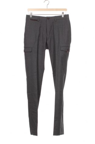 Мъжки панталон El Ganso, Размер S, Цвят Сив, 53% вълна, 46% памук, 1% еластан, Цена 160,30 лв.