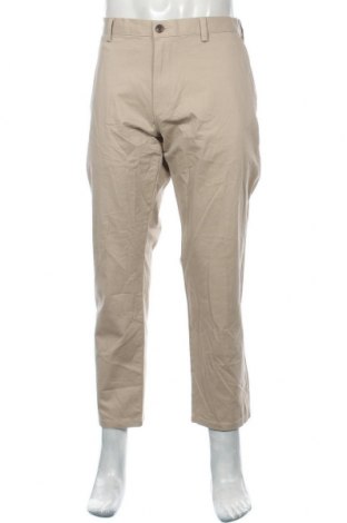 Męskie spodnie Haggar, Rozmiar XL, Kolor Beżowy, 98% bawełna, 2% elastyna, Cena 111,95 zł