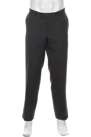 Pánske nohavice  Hugo Boss, Veľkosť L, Farba Sivá, 60% polyester, 40% vlna, Cena  71,44 €