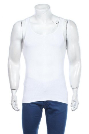 Ανδρική αμάνικη μπλούζα Originals By Jack & Jones, Μέγεθος S, Χρώμα Λευκό, 95% βαμβάκι, 5% ελαστάνη, Τιμή 12,99 €