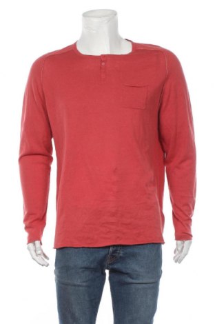 Pánsky sveter  Devred 1902, Veľkosť XXL, Farba Ružová, 55% ľan, 45% bavlna, Cena  21,35 €