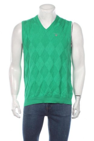 Pánsky sveter  Gant, Veľkosť L, Farba Zelená, Bavlna, Cena  28,01 €