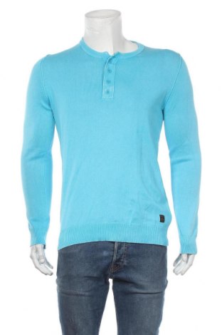 Ανδρικό πουλόβερ S.Oliver, Μέγεθος M, Χρώμα Μπλέ, Βαμβάκι, Τιμή 10,91 €