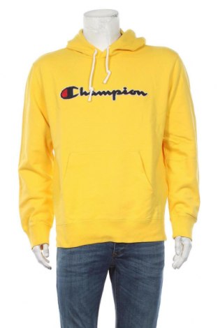 Herren Sweatshirt Champion, Größe XL, Farbe Gelb, Baumwolle, Preis 29,23 €