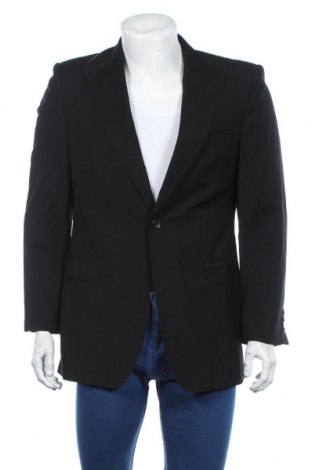 Ανδρικό σακάκι Oscar Jacobson, Μέγεθος L, Χρώμα Μαύρο, Μαλλί, Τιμή 75,46 €